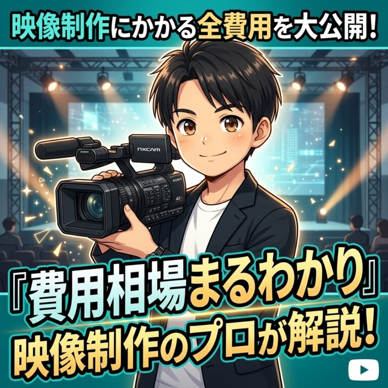 動画制作の費用相場が丸わかり：企業イベント映像を発注する前に知るべき基礎知識