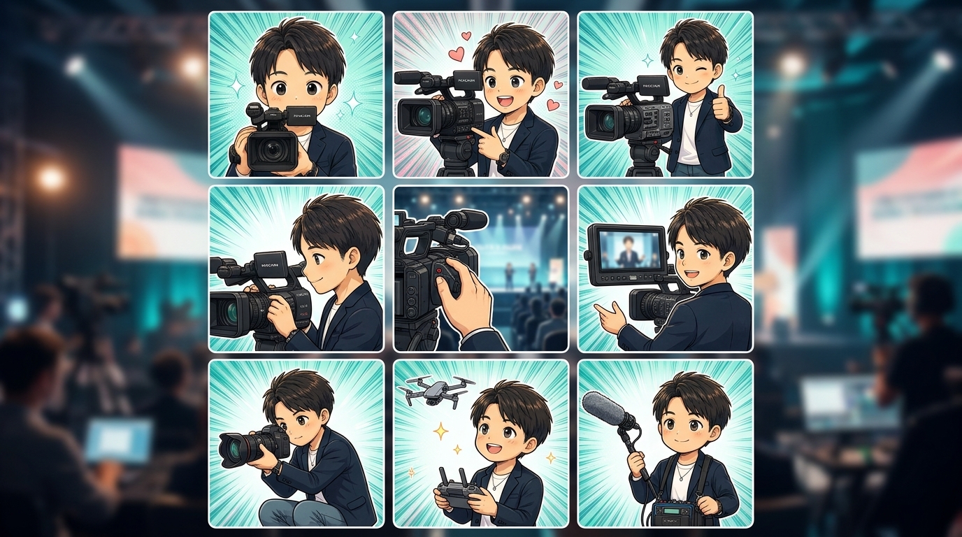 社員総会でも流用できるオープニング演出のモーショングラフィックス