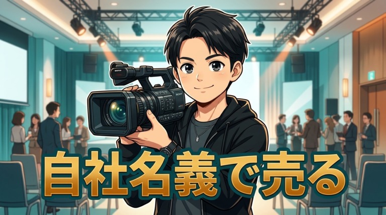 5万円の映像パッケージを自社名義で売る、OEM活用の考え方