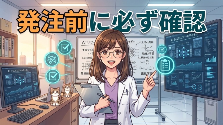 AIオープニング動画、担当者が発注前に確認すべきチェックリスト5項目