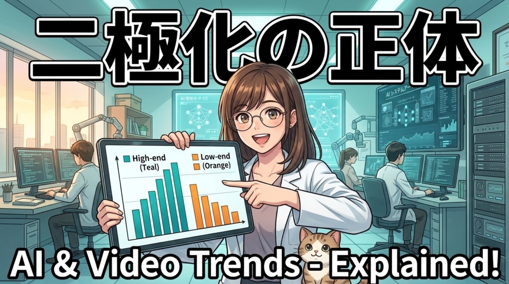 動画マーケティングの「中間層消滅」データを読む、二極化はどこで起きているか