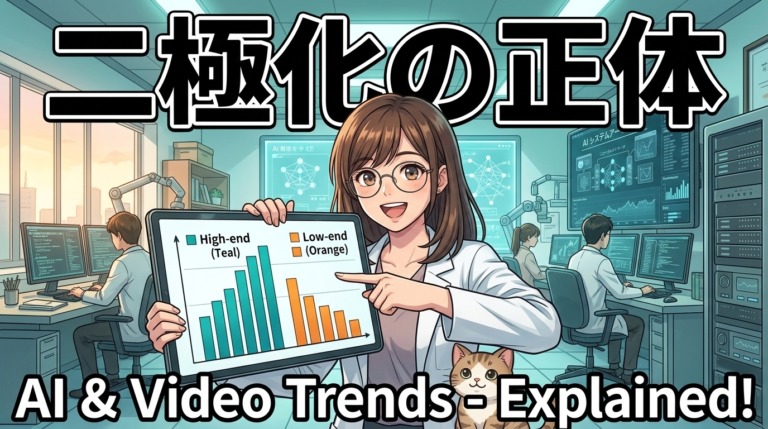 動画マーケティングの「中間層消滅」データを読む、二極化はどこで起きているか