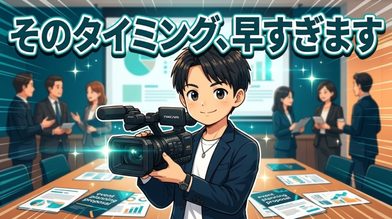 周年イベントの提案時、映像を切り出すべきタイミングは「初回ヒアリング」ではない理由