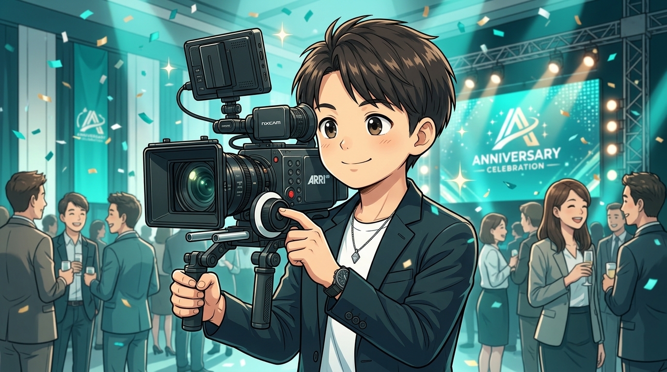 プロジェクションを使ったオープニング演出のイメージ