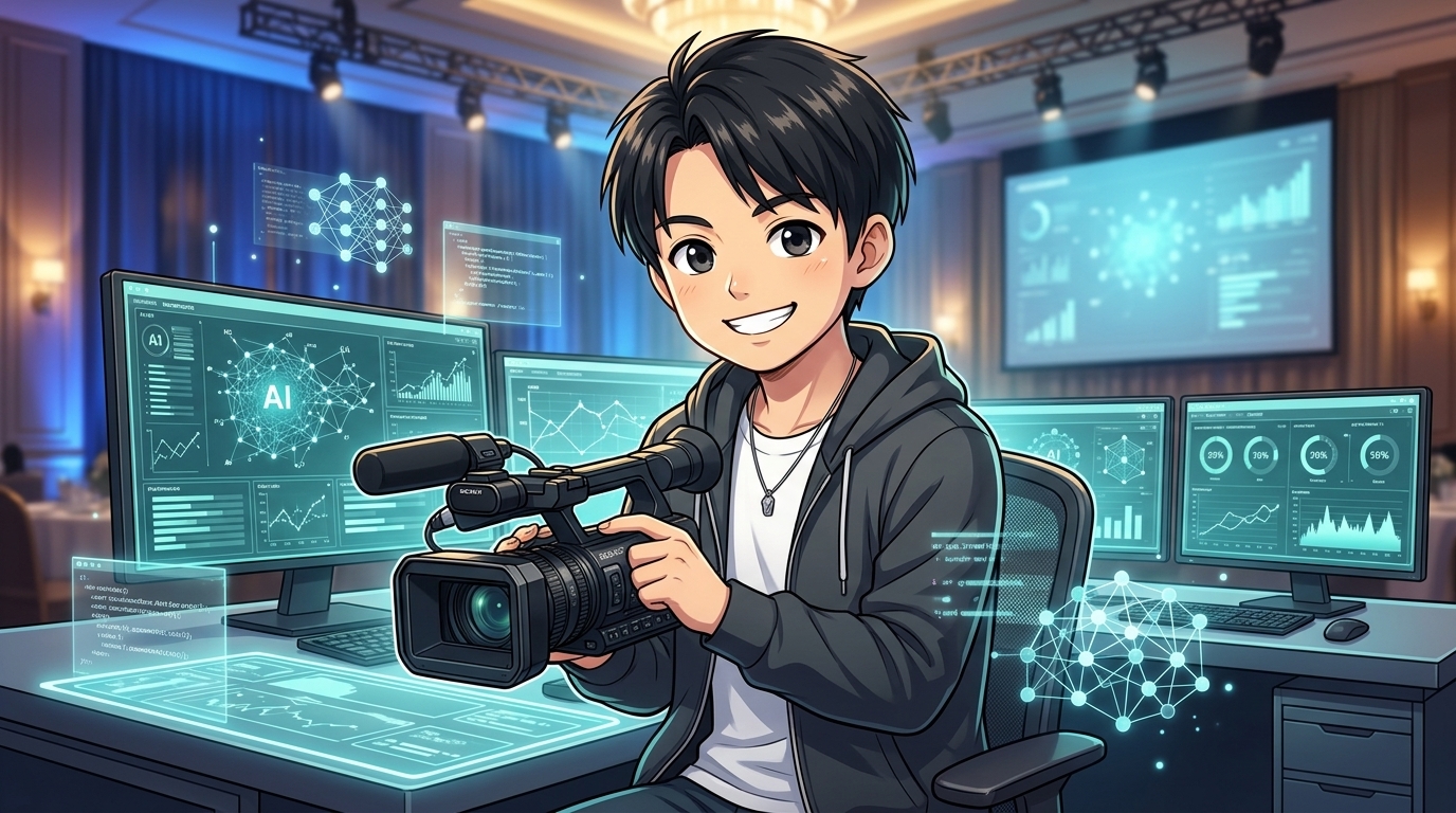 周年イベントのオープニング演出で会場が盛り上がるイメージ