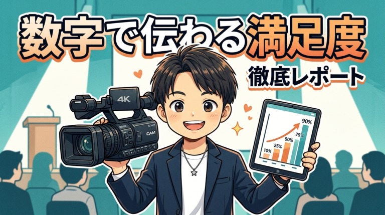 周年映像の提案で「来場者アンケート」を使う、満足度を数字で見せる技術
